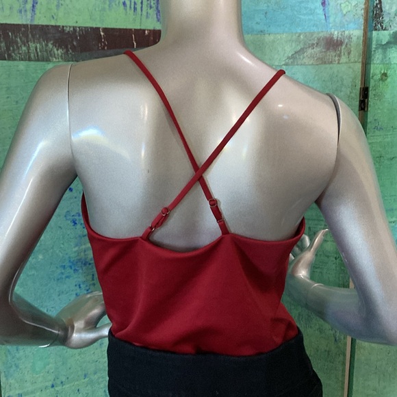 Socialite Ruby Red Bodysuit - Picture 4 of 9